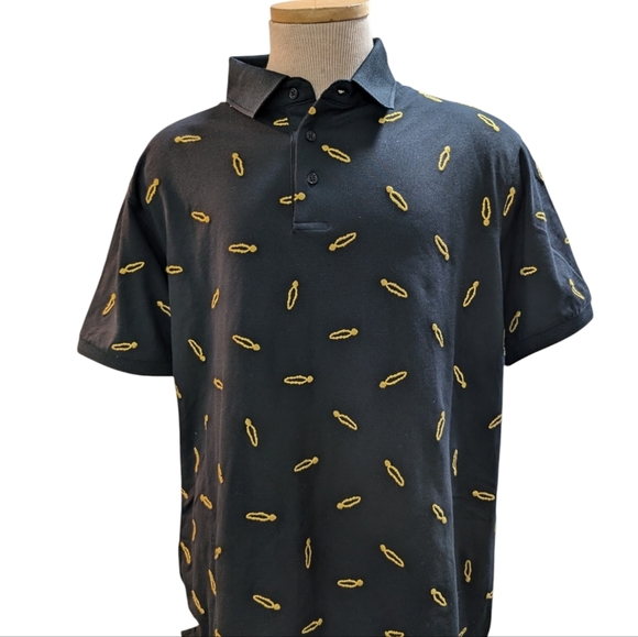 Eastside Golf Polo Shirt Men’s Black Cuban Link .Size XXL - Picture 1 of 9